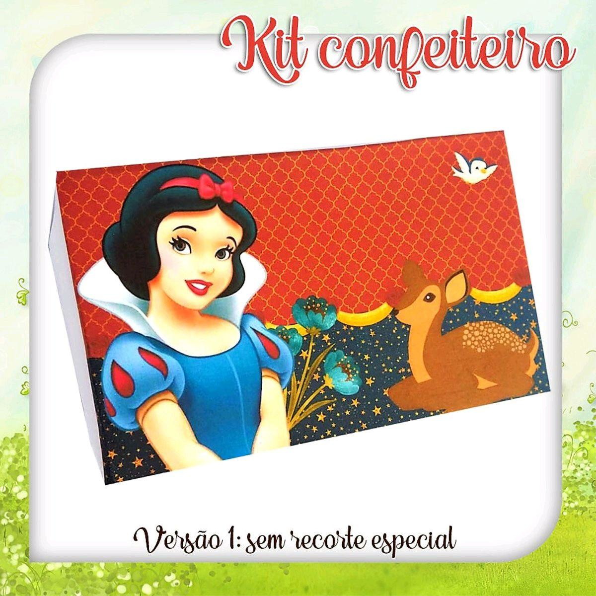 ARQUIVO CORTE PASCOA MINI CONFEITEIRO BRANCA DE NEVE #3166