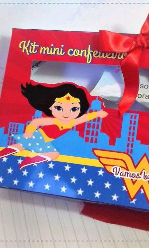 ARQUIVO CORTE PASCOA MINI CONFEITEIRO MULHER MARAVILHA #3138
