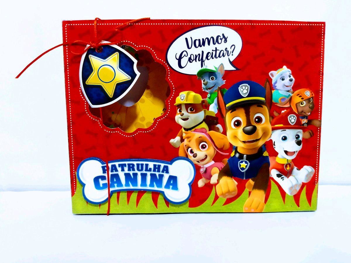 ARQUIVO CORTE PASCOA MINI CONFEITEIRO PATRULHA CANINA #3069 - Imagem 2