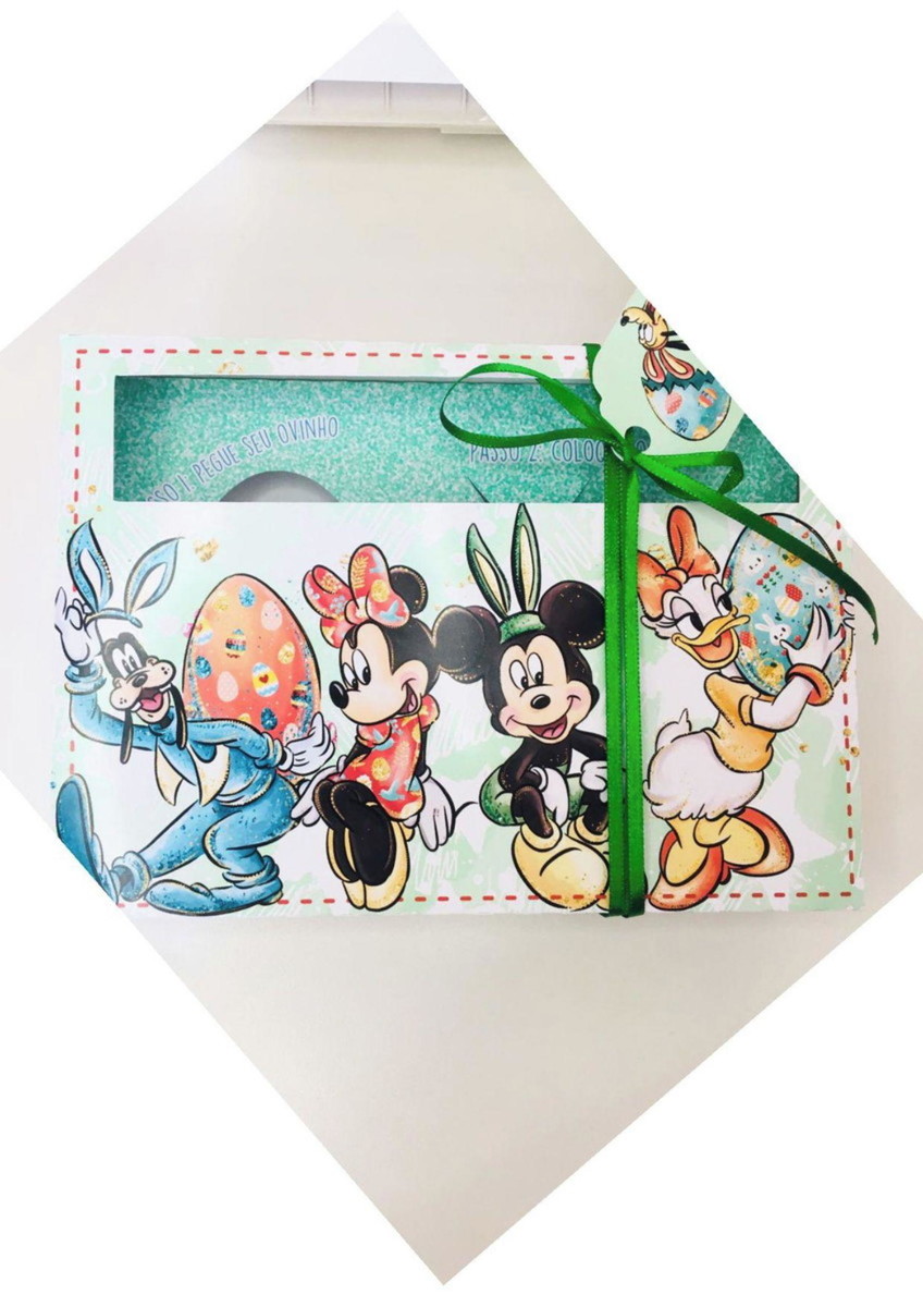 Arquivo Corte Pascoa Mini Confeiteiro Turma do Mickey #14730