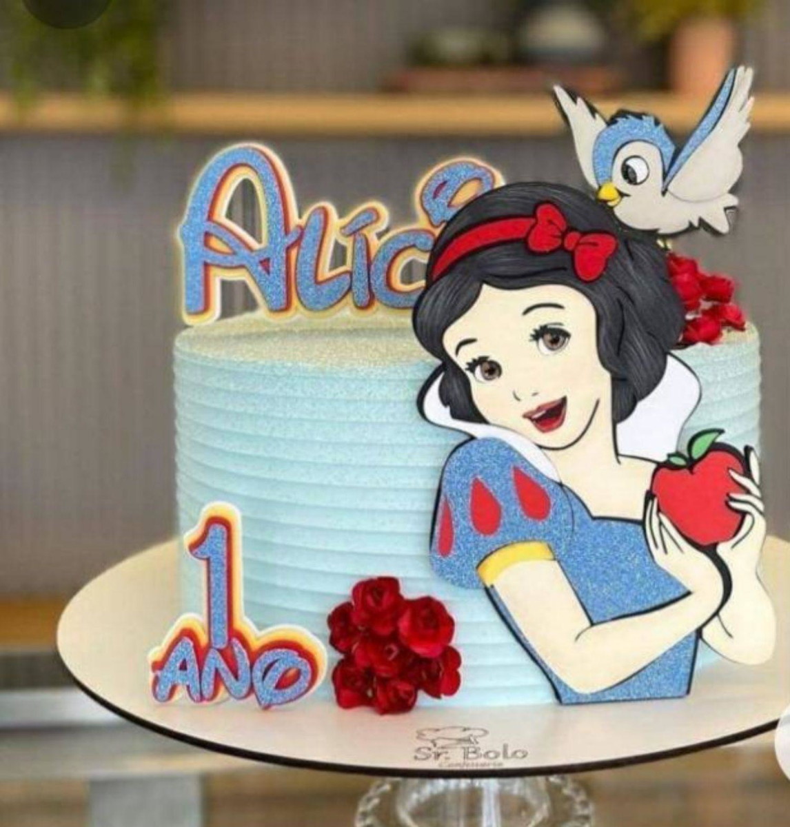 Arquivo Corte Topo de Bolo Branca de Neve #16516