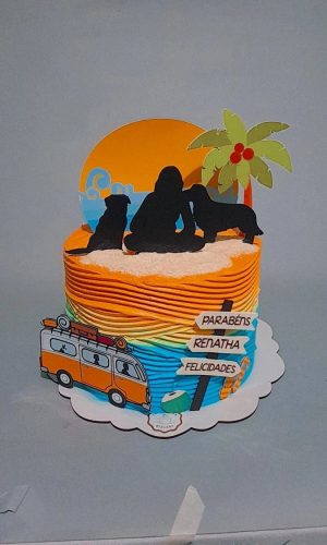 Arquivo Corte topo de bolo cachorros