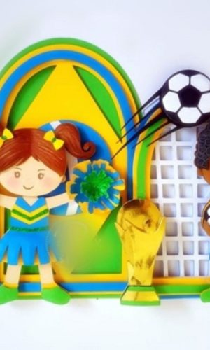 Arquivo Corte Topo de Bolo Copa do Mundo 2022 Brasil #15423