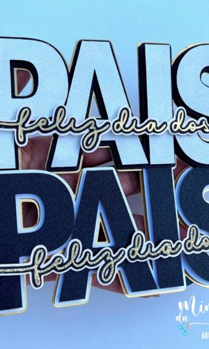Arquivo Corte: Topo de Bolo Feliz Dia dos Pais 053