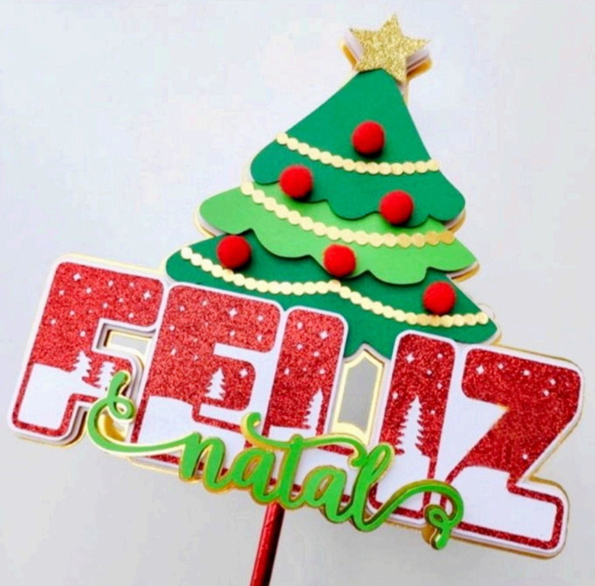 Arquivo Corte Topo de Bolo Feliz Natal Arvore #14627 Studio