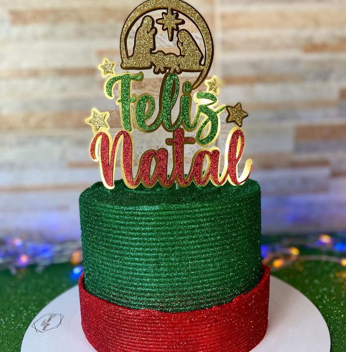 Arquivo Corte: Topo de Bolo Feliz Natal Sagrada Familia 182