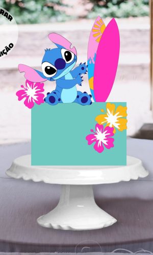 Arquivo Corte Topo de Bolo Lilo Stich