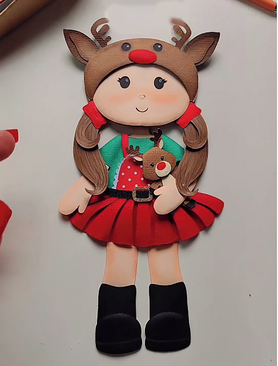 Arquivo Corte: Topo de Bolo Natal Angelina em Camadas 189