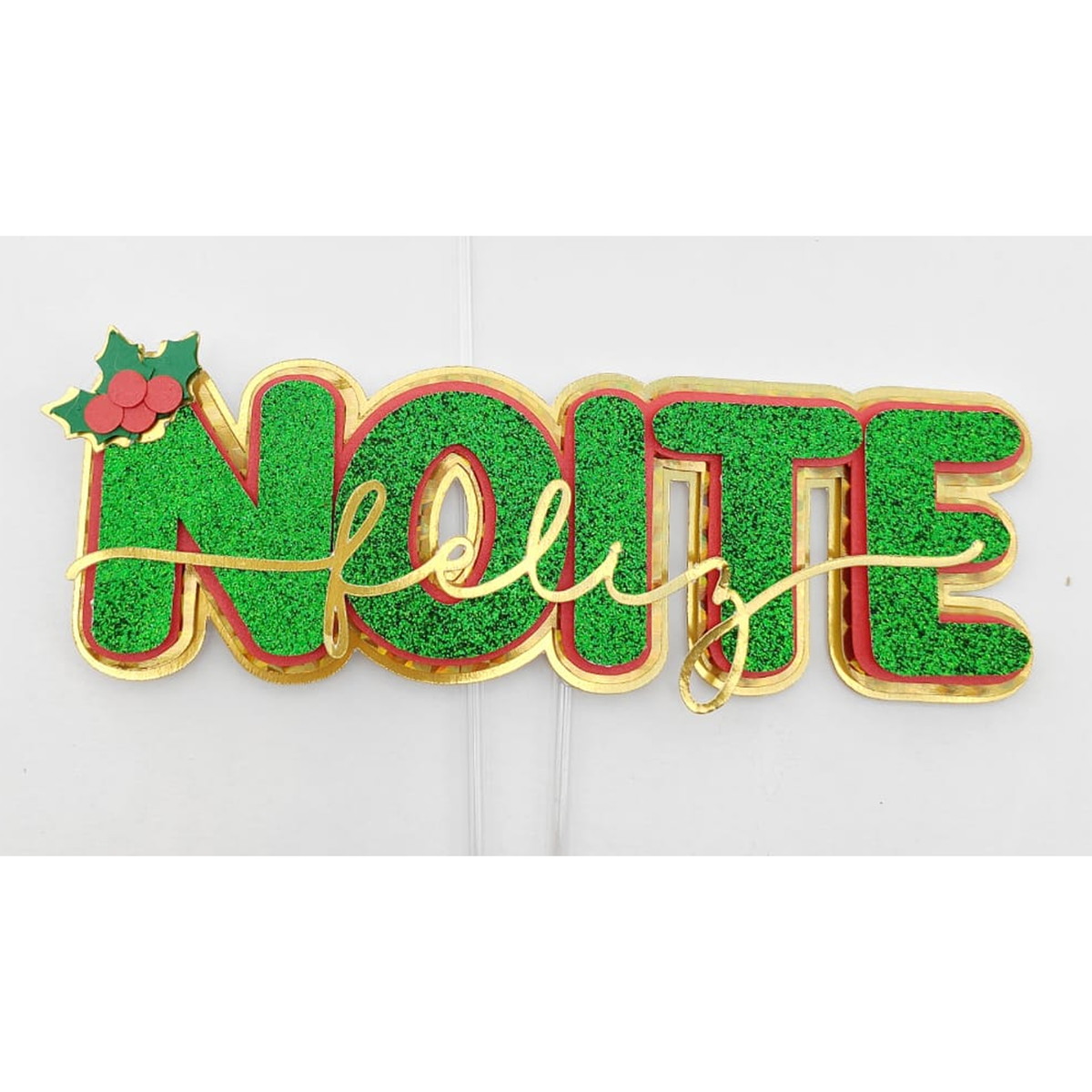 Arquivo Corte: Topo de Bolo Natal Noit Feliz 035