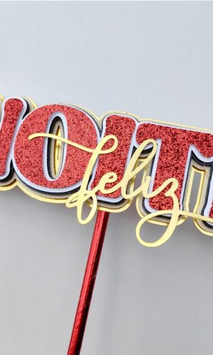 Arquivo Corte: Topo de Bolo Natal Noite Feliz 028