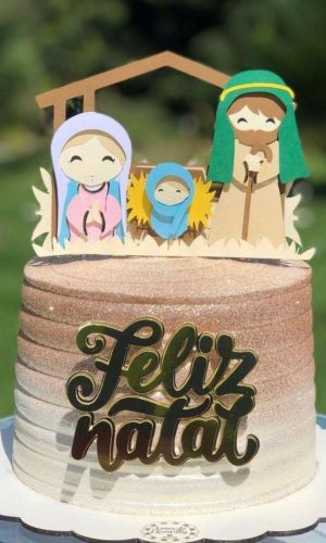 Arquivo Corte Topo de Bolo Presépio Natal #14628 Studio