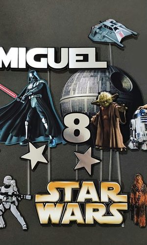 Arquivo Corte: Topo de Bolo Star Wars 005