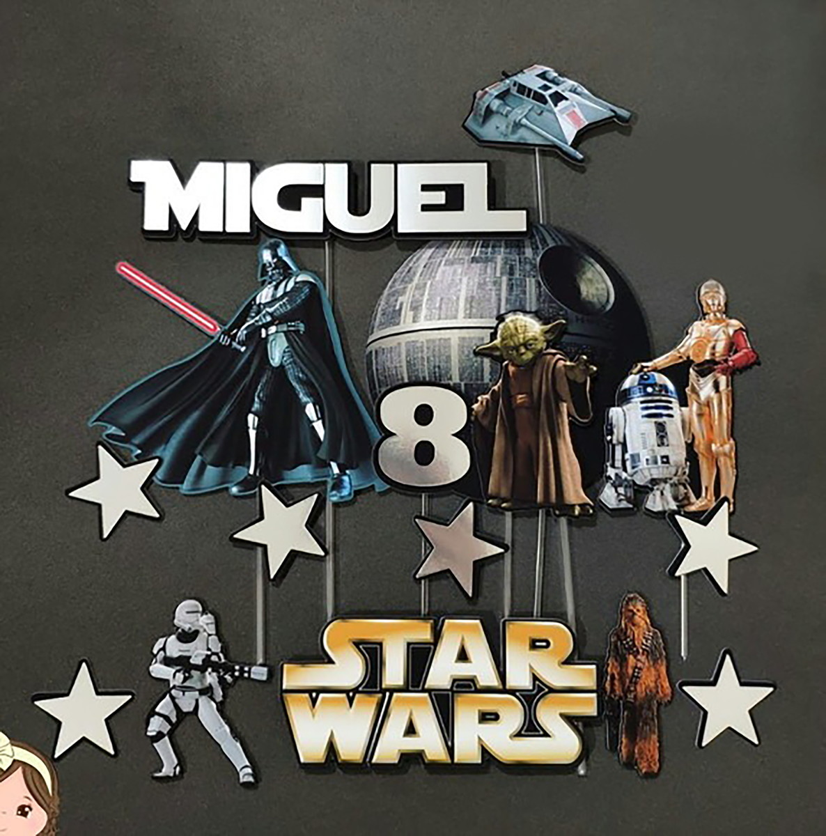Arquivo Corte: Topo de Bolo Star Wars 005
