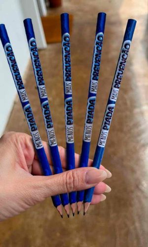 Arquivo de Corte Adesivo para Lápis Novembro Azul #16524