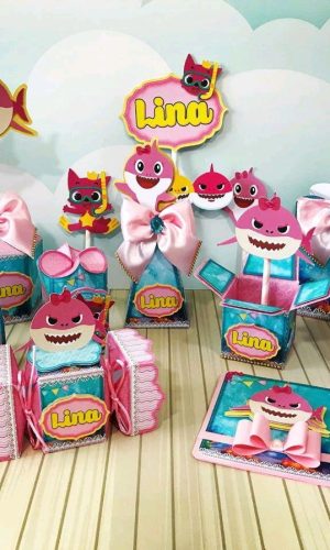 ARQUIVO DE CORTE BABY SHARK ROSA (#38) - PDF E STUDIO
