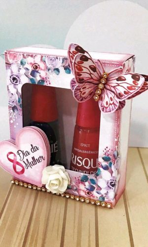 ARQUIVO DE CORTE CAIXA 2 ESMALTES DIA DA MULHER #4003