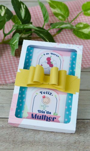 Arquivo de Corte Caixa 2 Mini Talentos Dia da Mulher #15690