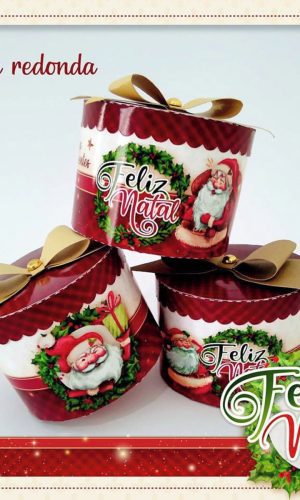 Arquivo de Corte Caixa Redonda Natal