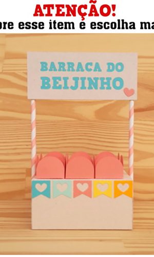 Arquivo de Corte Caixa Barraca do Beijo Studio