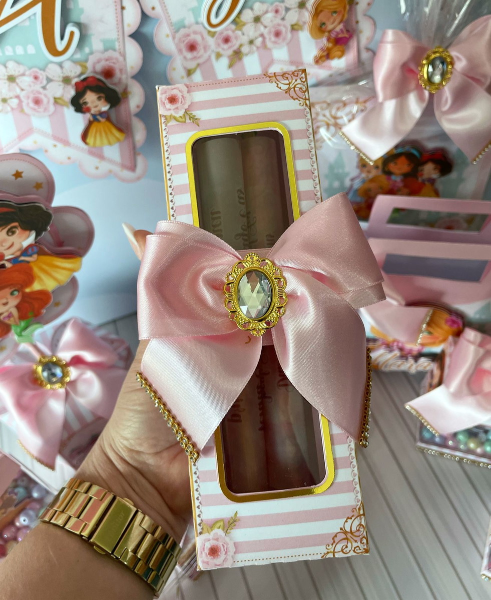 Arquivo de Corte Caixa Convite Princesas - Imagem 2