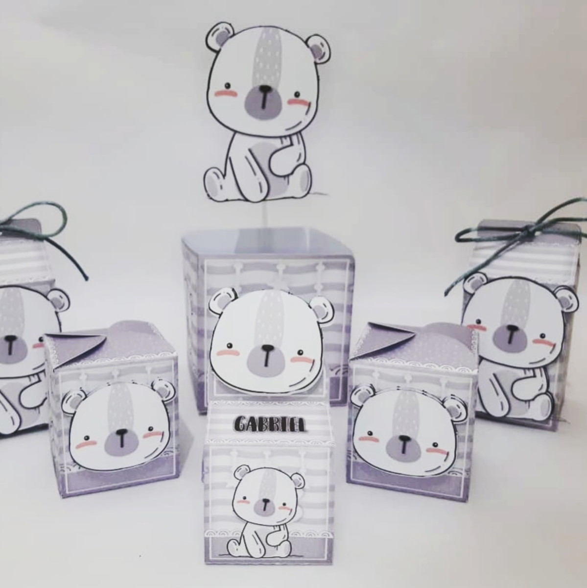 Arquivos de Corte Kit Ursinha Minimalista