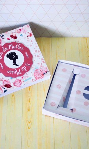 Arquivo de Corte Caixa Esmalte e Lixa Dia da Mulher #4009