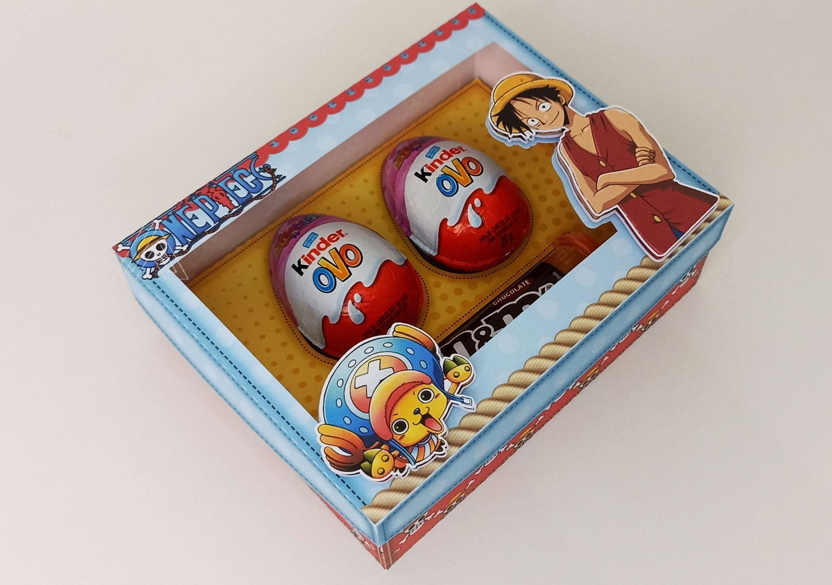 ARQUIVO DE CORTE CAIXA KINDER OVO ONE PIECE #13754