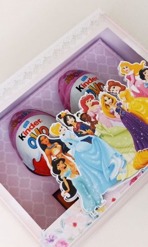 ARQUIVO DE CORTE CAIXA KINDER OVO PRINCESAS #13757