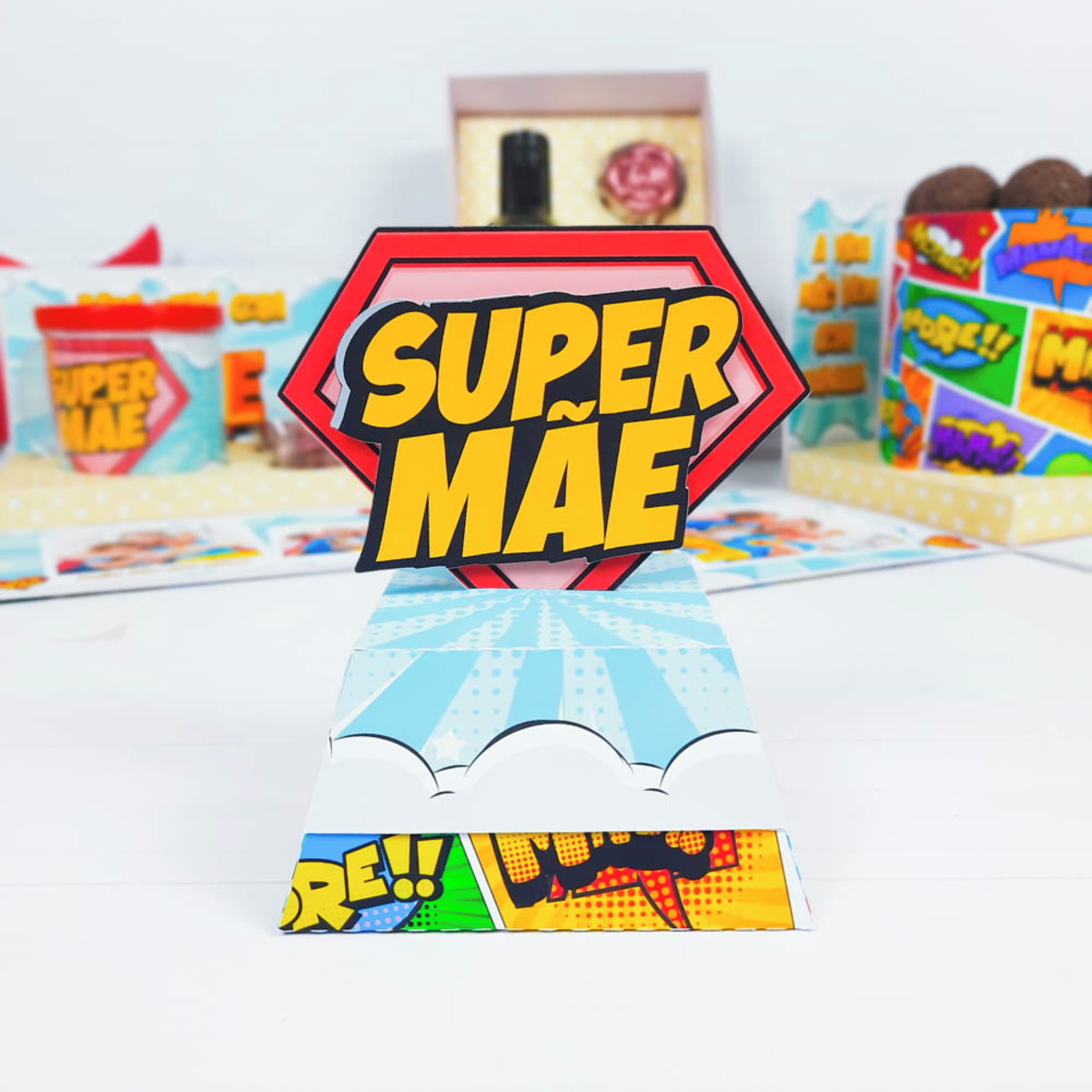 Arquivo de corte kit super mãe - Imagem 2
