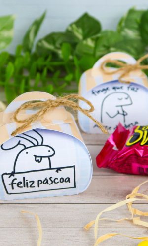 ARQUIVO CAIXA PARA 1 BOMBOM FLORK PASCOA #13603