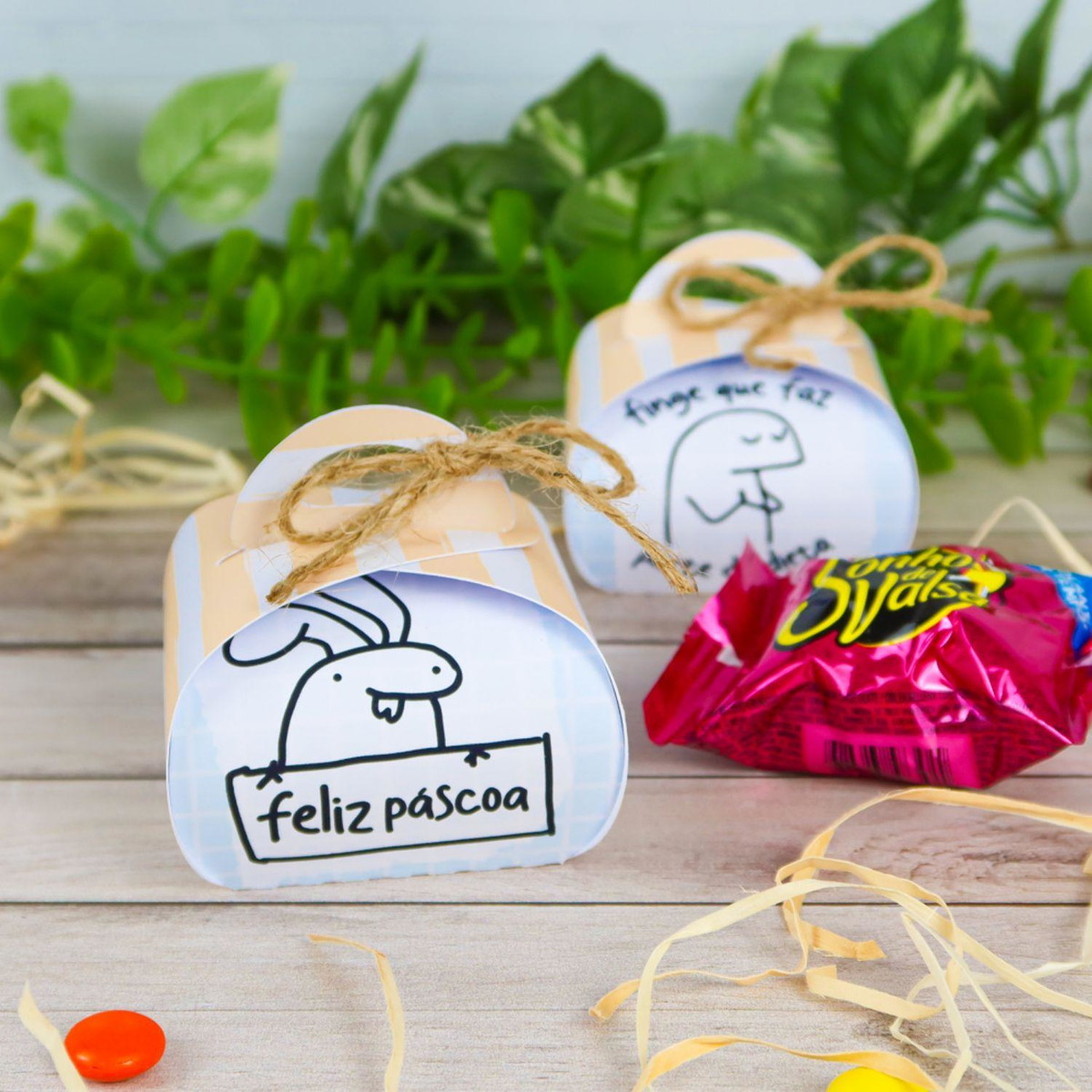 ARQUIVO CAIXA PARA 1 BOMBOM FLORK PASCOA #13603