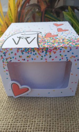 Arquivo de Corte - Caixa para Bentô Cake 1
