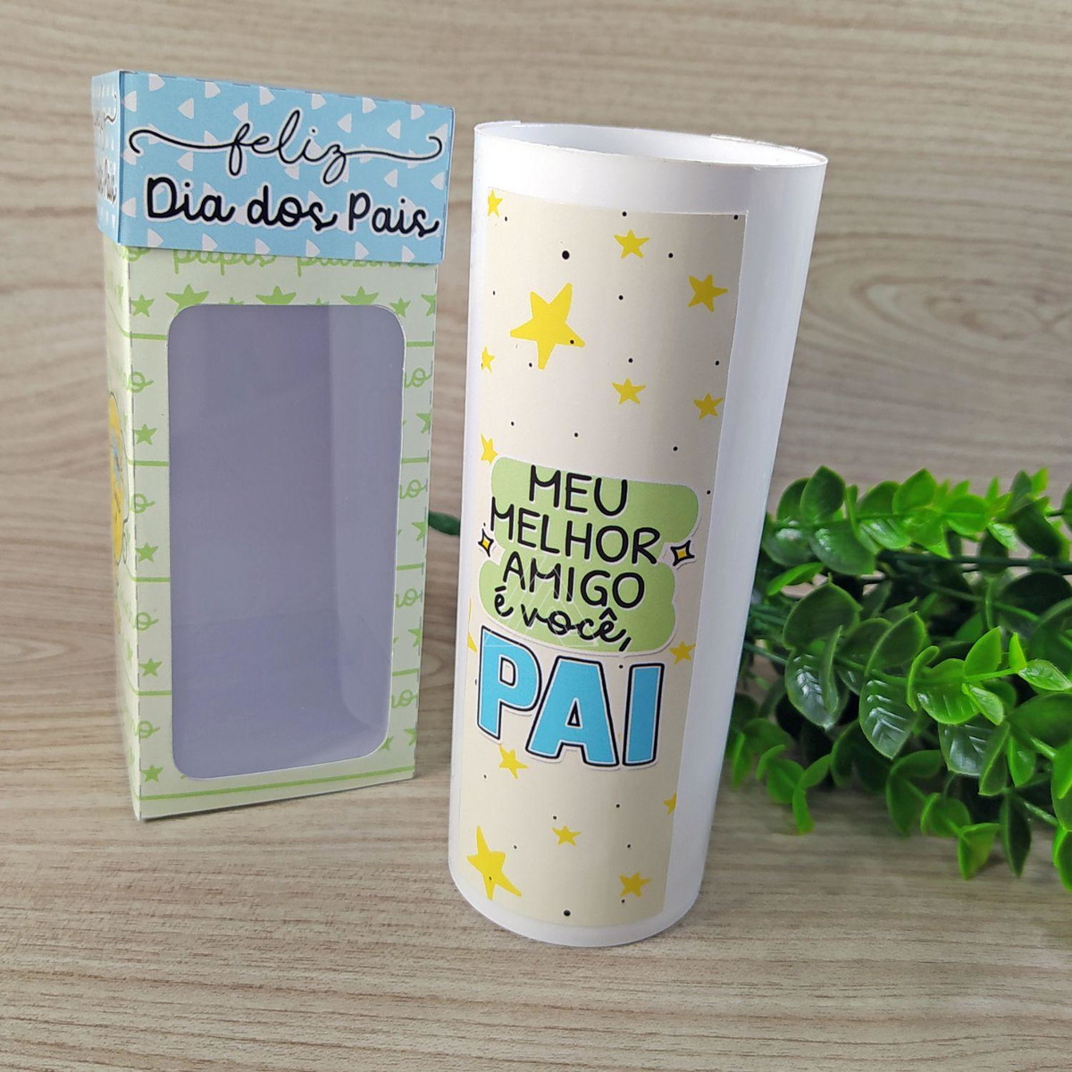 Arquivo De Corte Caixa Para Copo Do Dia Dos Pais #15178