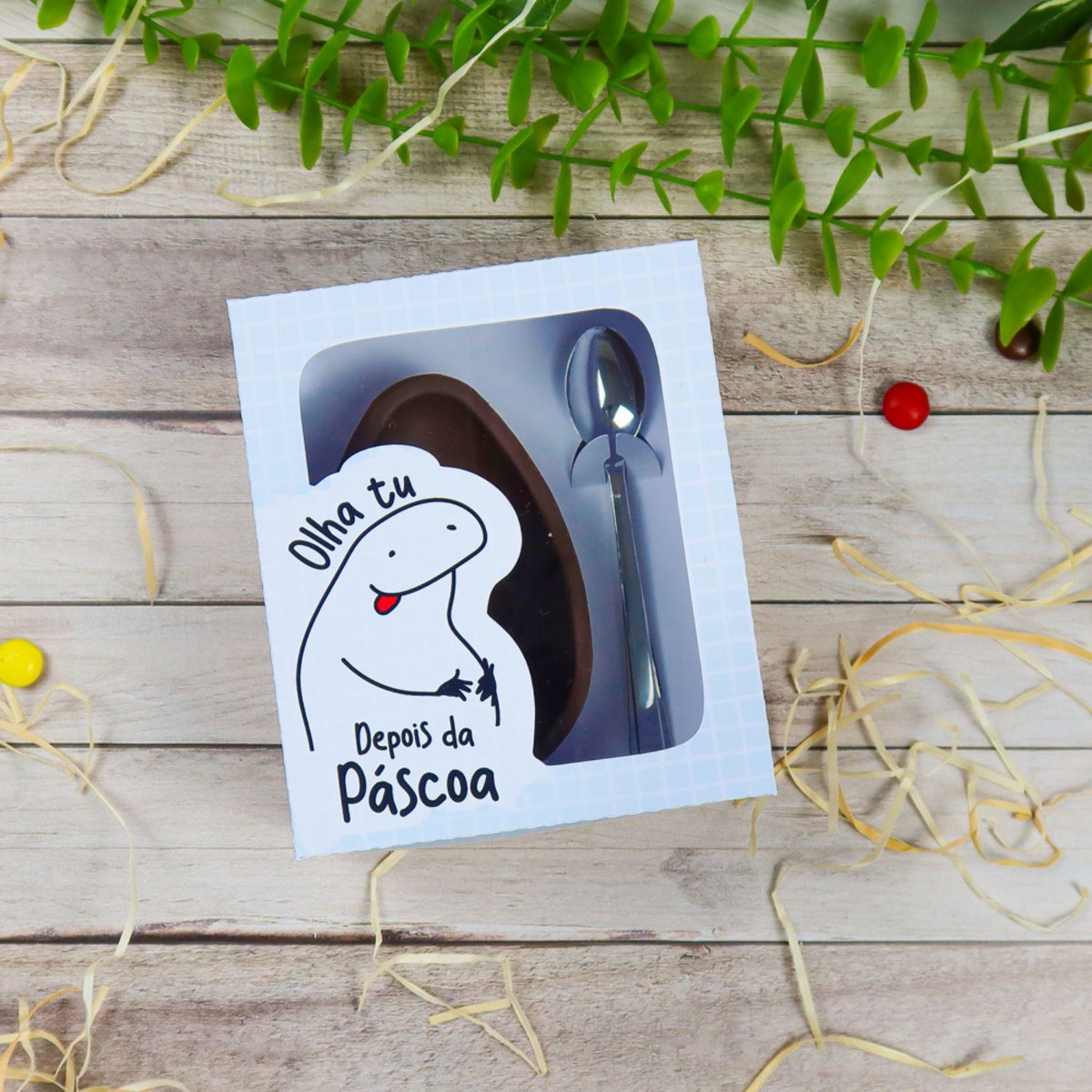 ARQUIVO CAIXA PARA OVO 150g FLORK PASCOA #13612 - Imagem 2