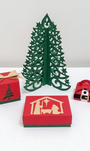 Arquivo de Corte Combo Caixas de Natal