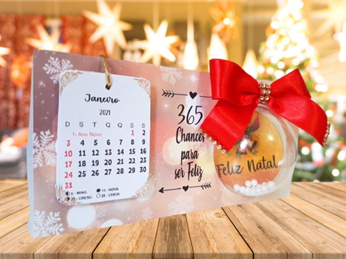 Arquivo de Corte Calendário com Esfera 2021 STUDIO E PDF
