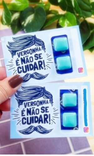 Arquivo de Corte Card para Chiclete Novembro Azul #15408