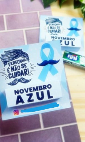 Arquivo de Corte Card Pastilha Novembro Azul #15415