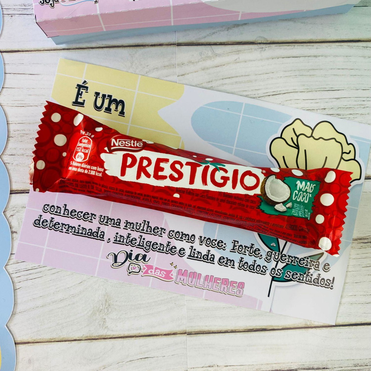 Arquivo de Corte Card Prestigio Dia da Mulher #15718