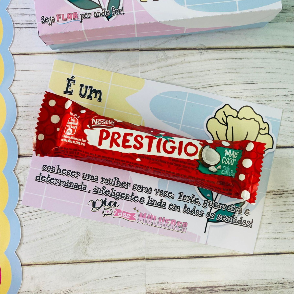 Arquivo de Corte Card Prestigio Dia da Mulher #15718 - Imagem 2