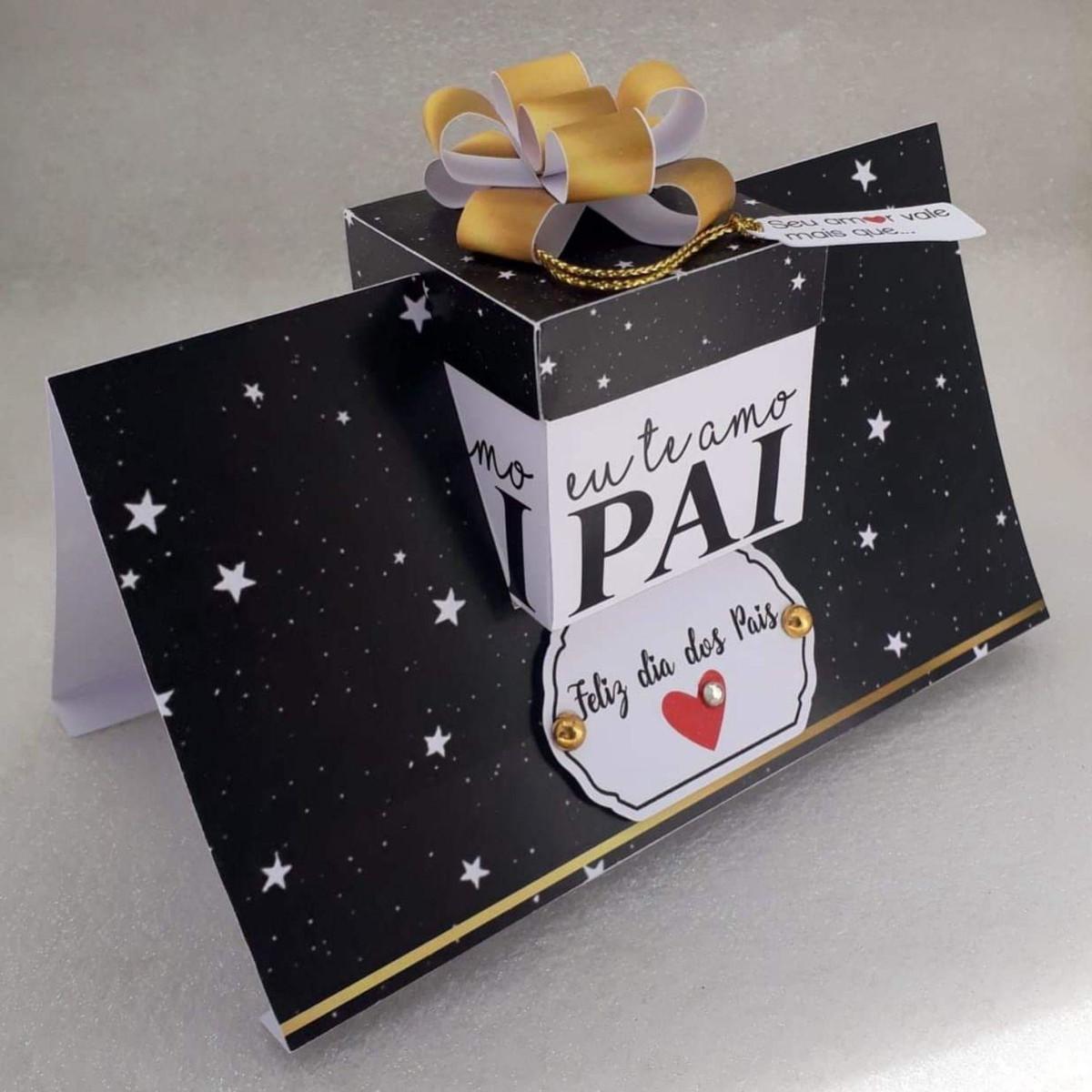 ARQUIVO DE CORTE CARDBOX CHOCOLATE DIA DOS PAIS #15093 - Imagem 2
