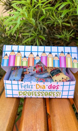Arquivo de Corte Dia dos Professores Caixa Doces #15297