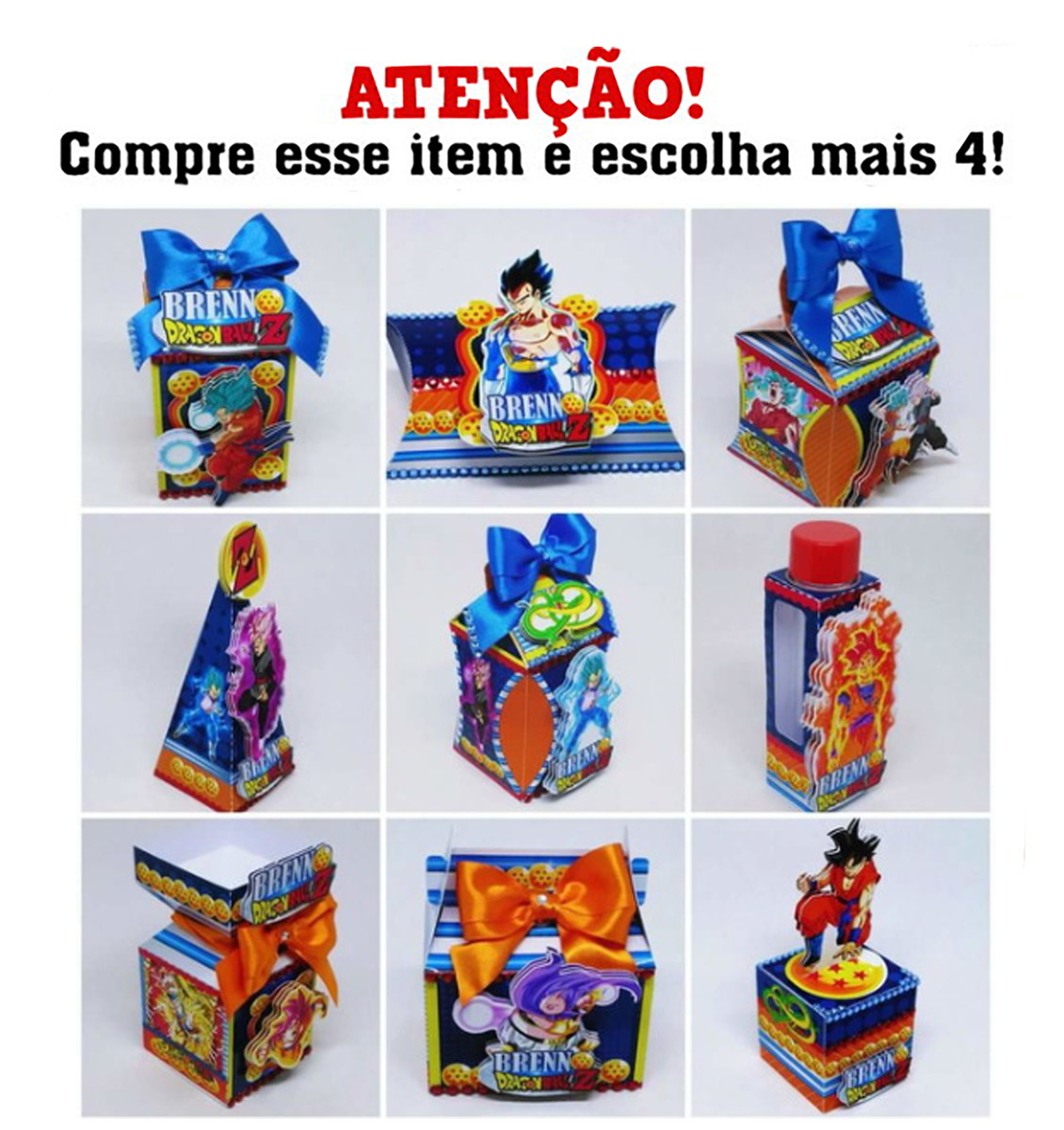 Kit c/ 5: Arquivo de Corte Dragon Ball Z 1