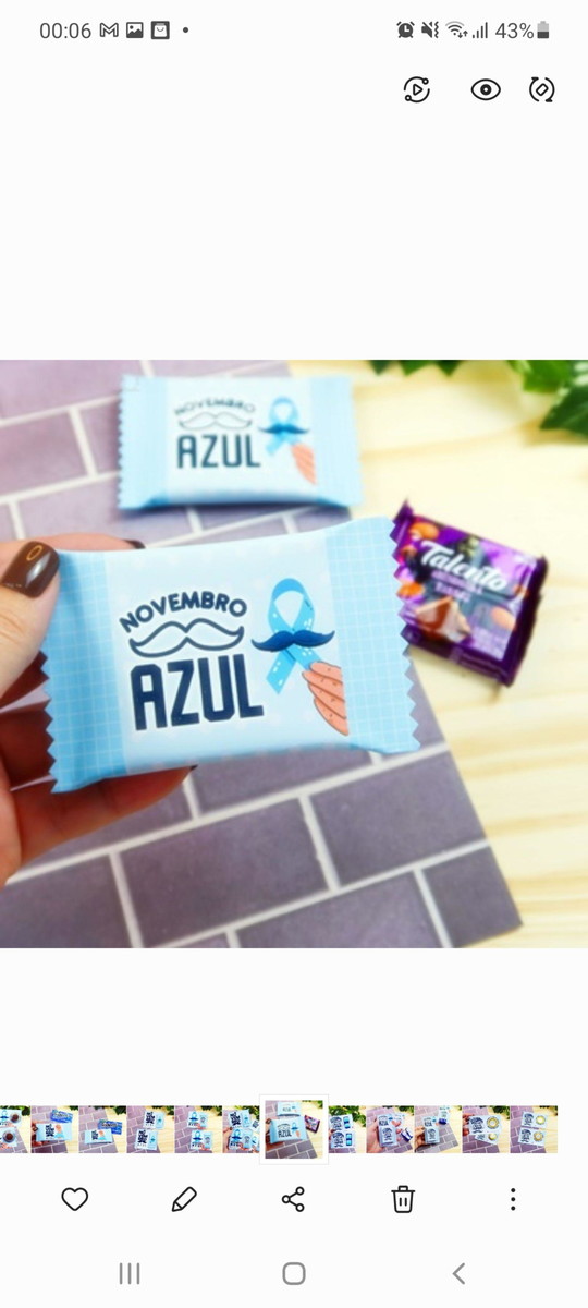 Arquivo de Corte Embalagem Talento 25g Novembro Azul #15411