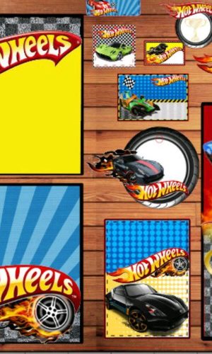ARQUIVO DE CORTE ETIQUETAS ESCOLARES HOTWHEELS (#2440)