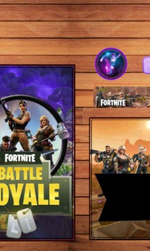 ARQUIVO DE CORTE ETIQUETA ESCOLAR FORTNITE (#2469)