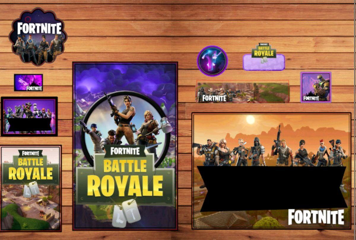 ARQUIVO DE CORTE ETIQUETA ESCOLAR FORTNITE (#2469)