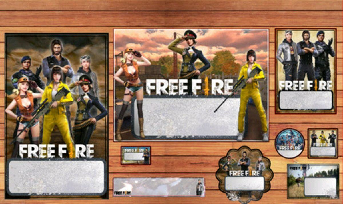 ARQUIVO DE CORTE ETIQUETA ESCOLAR FREE FIRE (#2468)