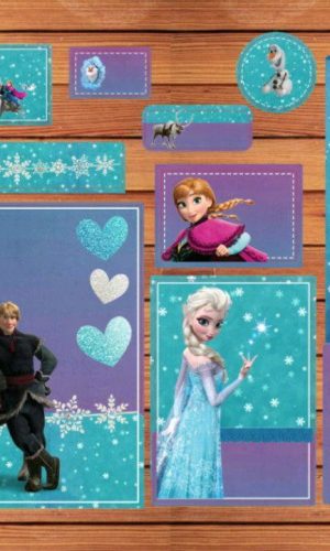 ARQUIVO DE CORTE ETIQUETA ESCOLAR FROZEN (#2447)