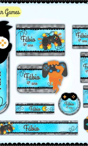 ARQUIVO DE CORTE ETIQUETA ESCOLAR GAMES (#2596)